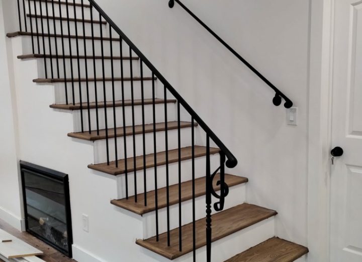 Custom metal handrails by Gios Metal Works
